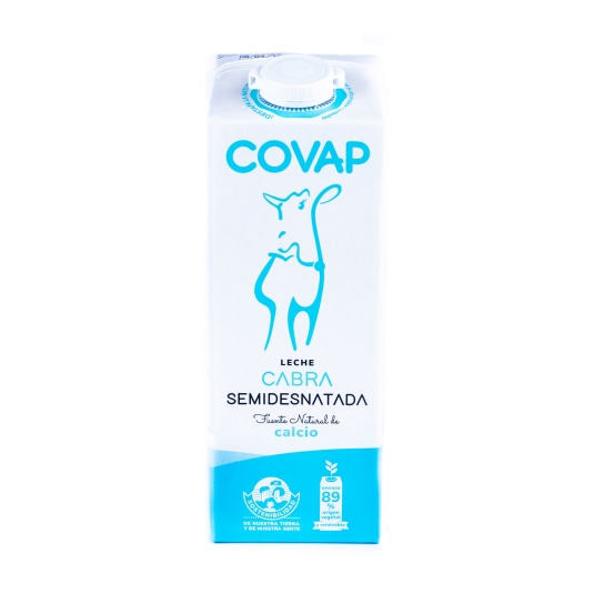 leche cabra semidesnatada, l