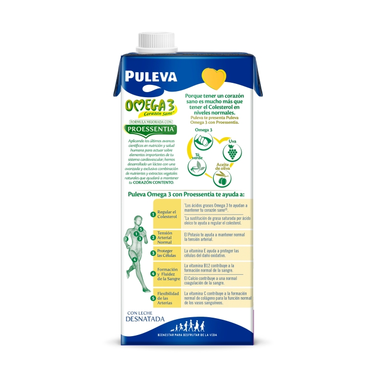 leche omega 3, 1l