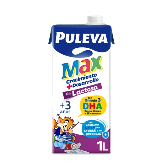 max energía + crecimiento sin lactosa, 1l