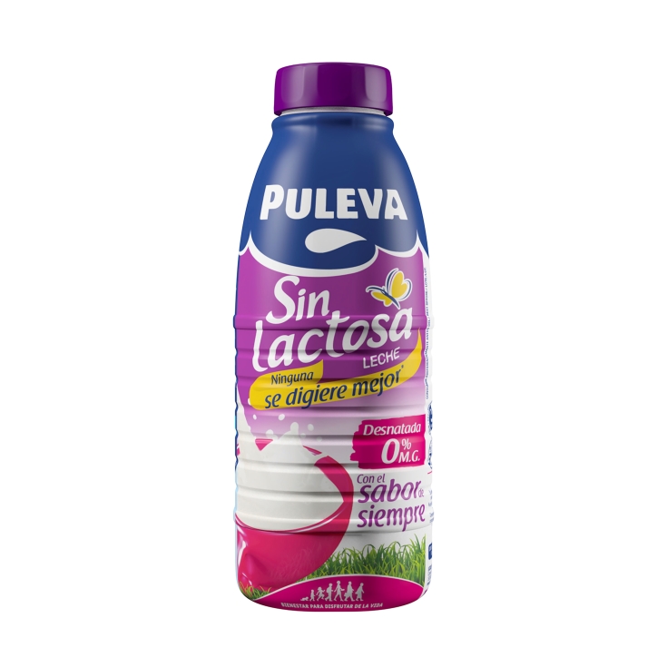 Leche de pastoreo semidesnatada sin lactosa