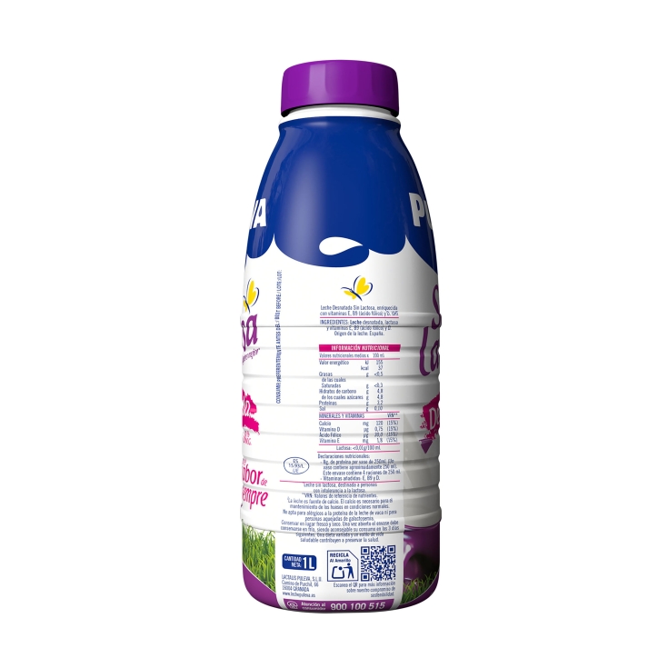 leche desnatada sin lactosa mañana ligeras,1l