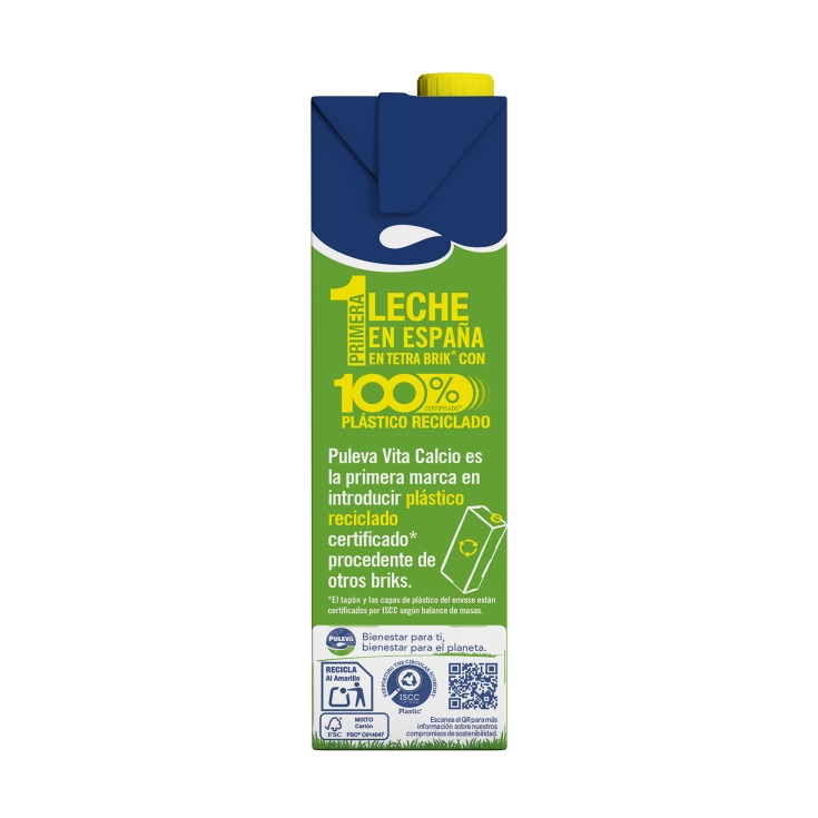 leche semidesnatada calcio, 1l
