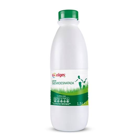 leche semidesnatada, 1,5l