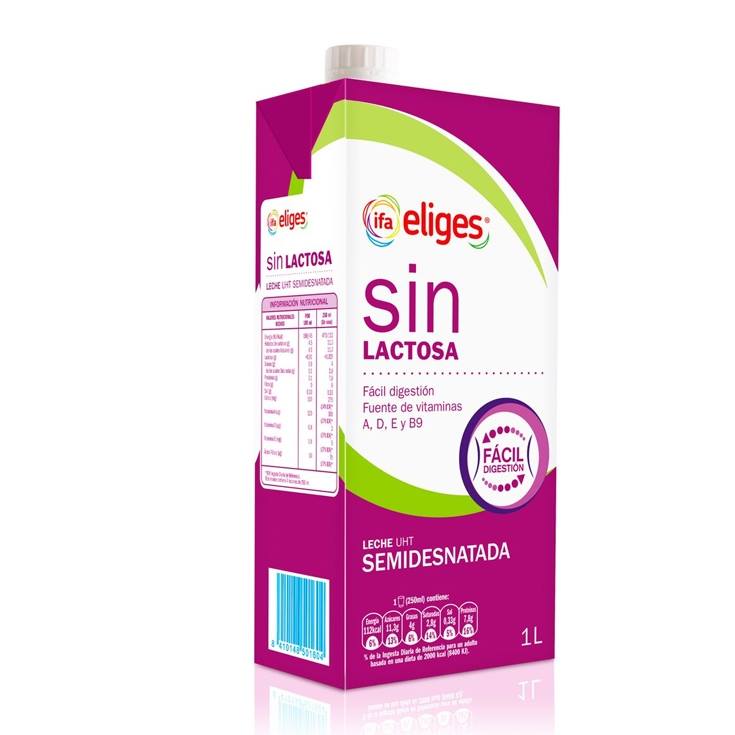 Leche Semidesnatada Pascual 1L pack 6 unidades