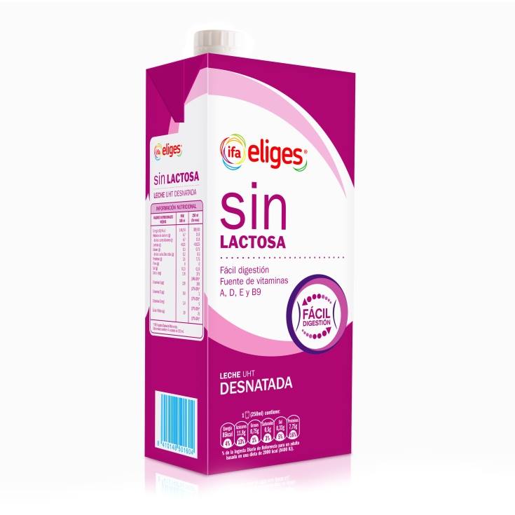 Leche semidesnatada Sin Lactosa brik 1 l · CLESA · Supermercado El