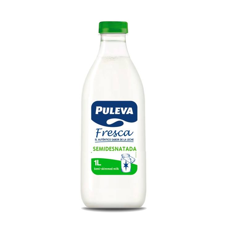 leche fresca semidesnatada, 1l