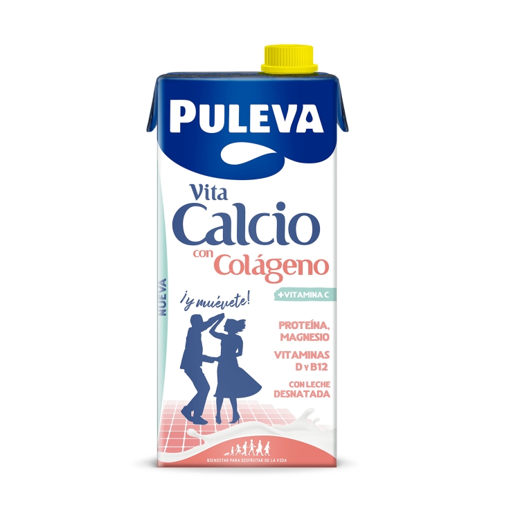 leche vita calcio y colágeno, 1l