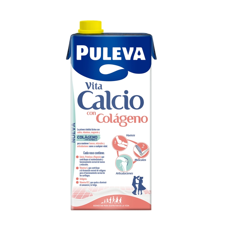 leche vita calcio y colágeno, 1l