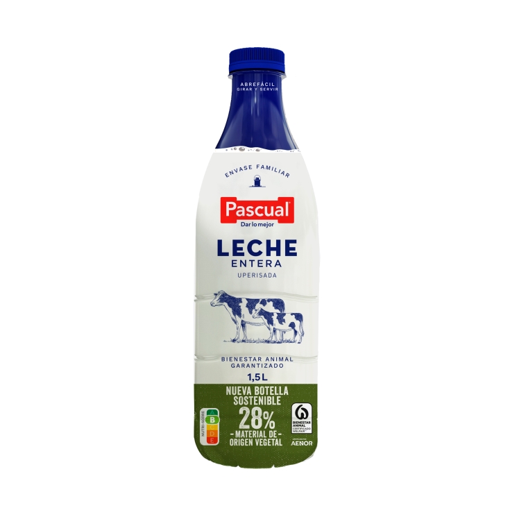 leche entera, 1.5l - El Jamón