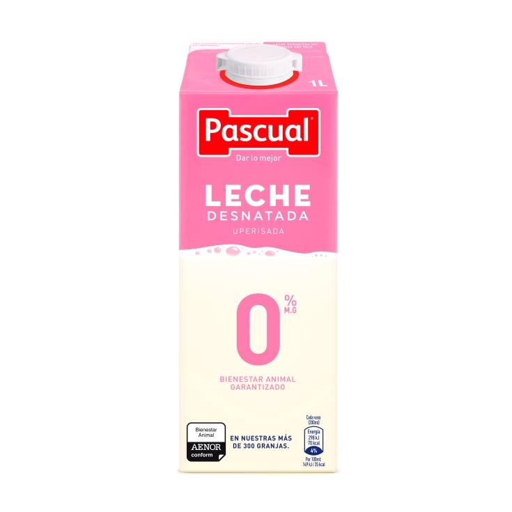 leche desnatada, 1l