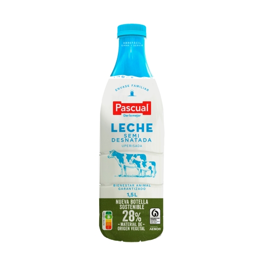 leche semidesnatada, 1.5l