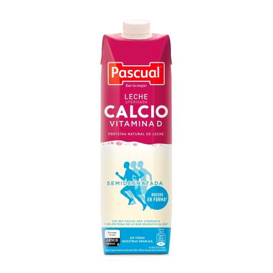 leche semidesnatada movit calcio, 1l