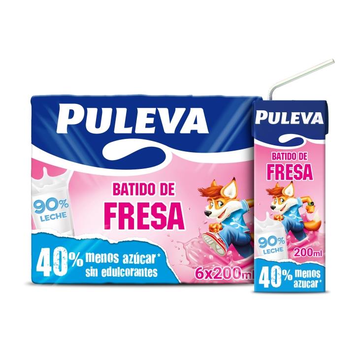 batido fresa 200ml, pk-6