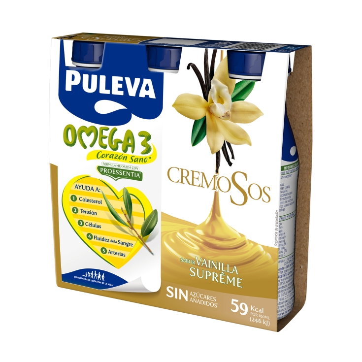bebida láctea omega 3 sabor vainilla, pk-3