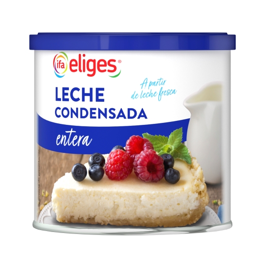 leche condensada entera lata, 370g