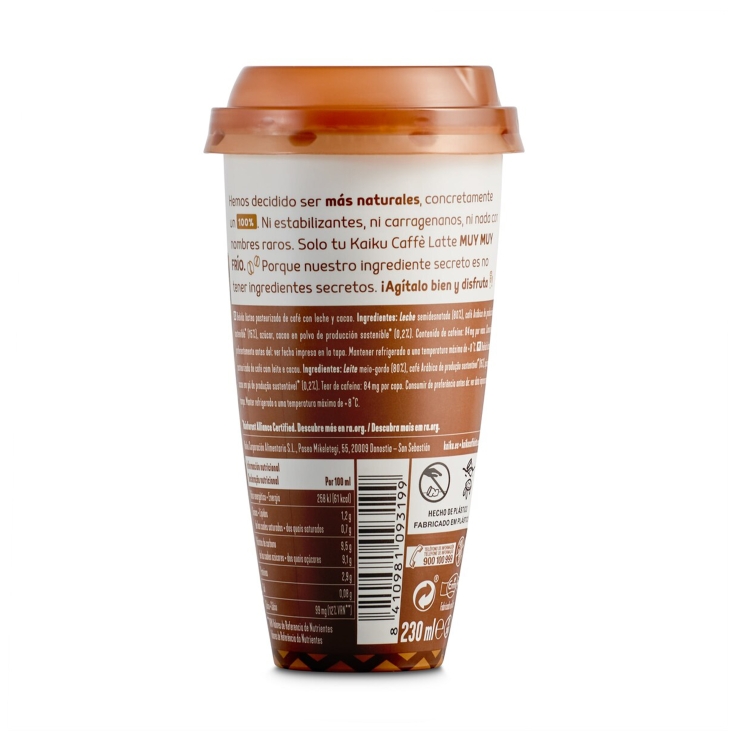 café latte cappuccino, 230ml