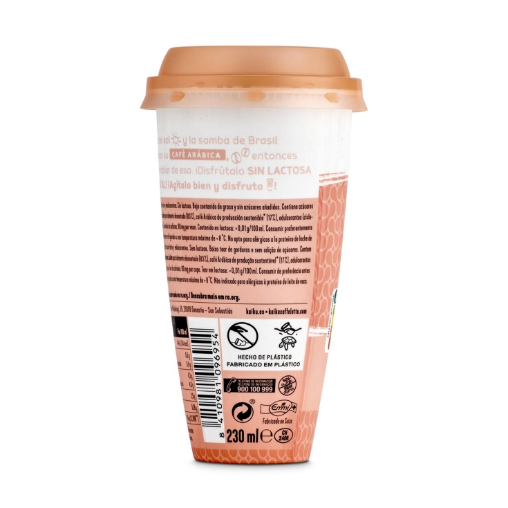 café latte light sin lactosa, 230ml