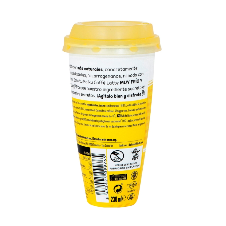 café latte vainilla, 230ml