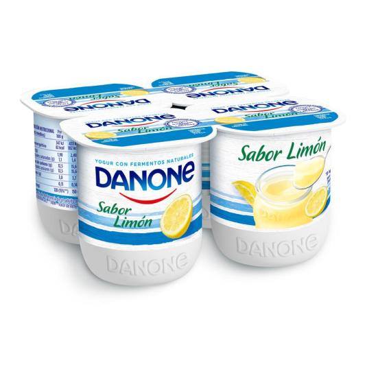 yogur sabor limón 120g, pk-4