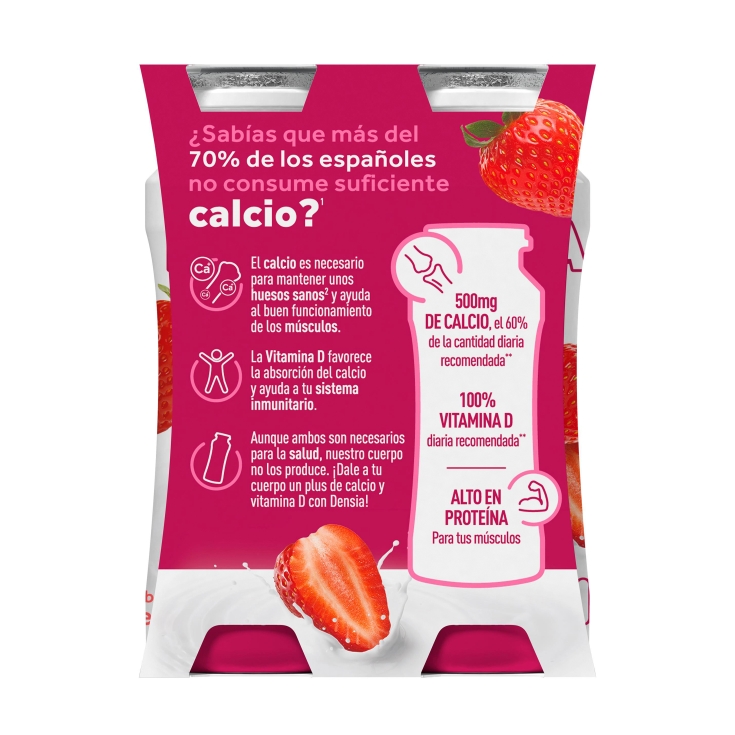 yogur forte fresa 0%, pk-4