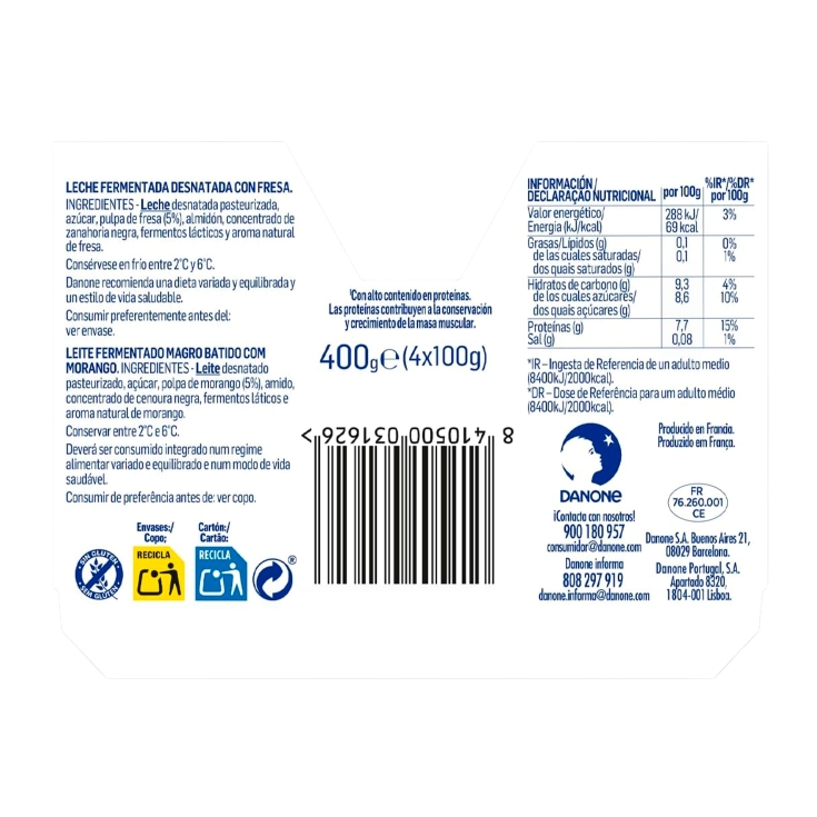 yogurt skyr fresa, pk-4