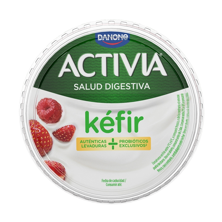 yogur kéfir fresa/frambuesa, 380g