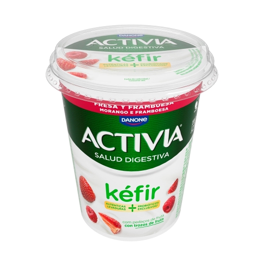 yogur kéfir fresa/frambuesa, 380g