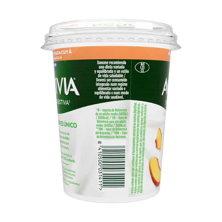 yogur kéfir melocotón/maracuyá, 380g