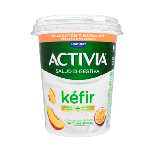 yogur kéfir melocotón/maracuyá, 380g