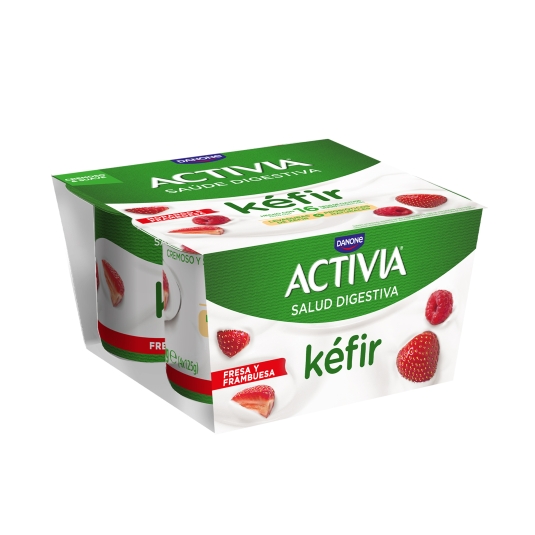 yogur kéfir frambuesa, pk-4