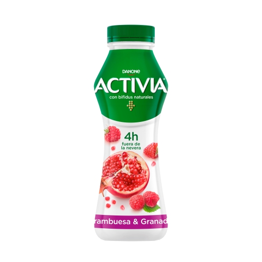 yogur para beber granada-frambuesa, 280g