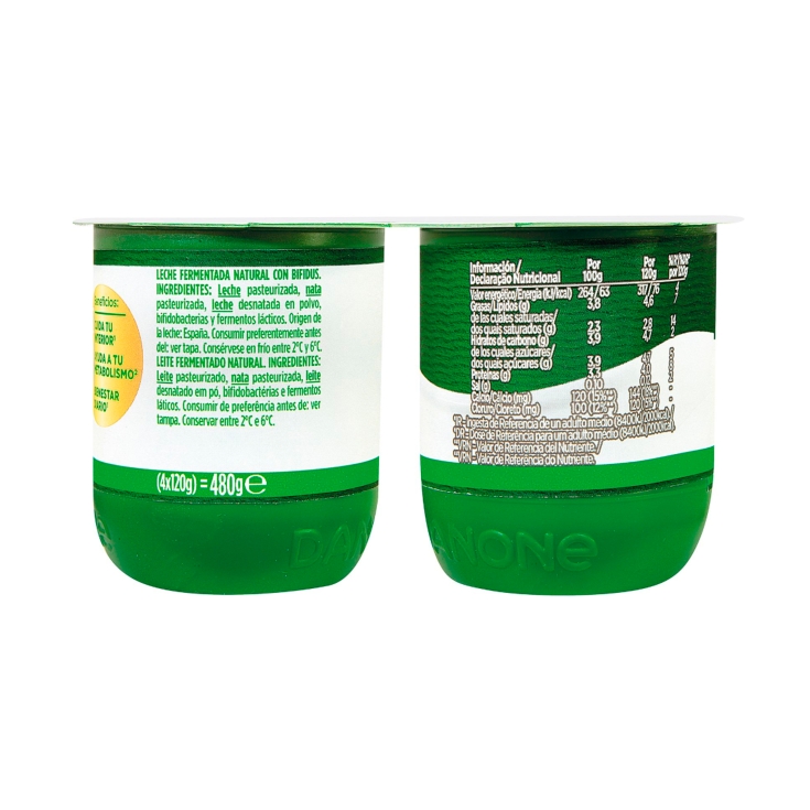 yogur natural 120g, pk-4