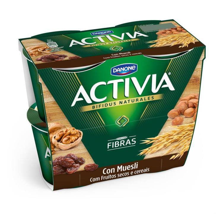 Yogur Activia con kiwi 0% 4x120 g