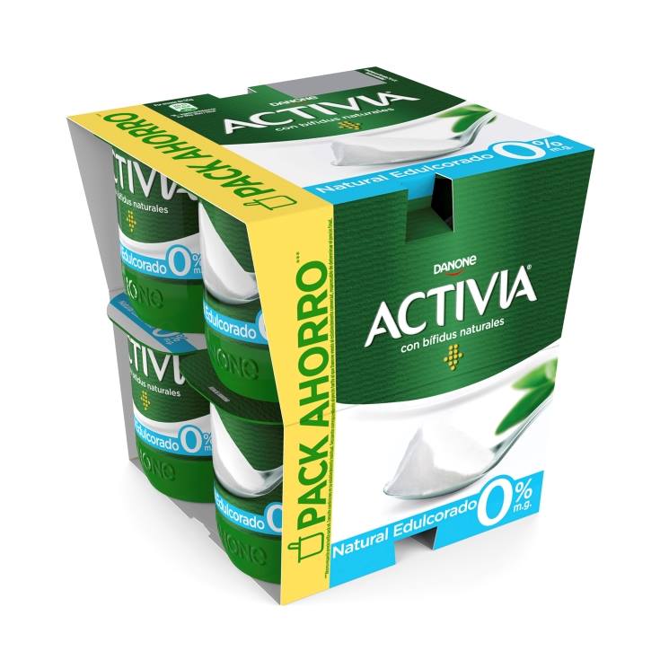 Yogur Natural Edulcorado 0% Activia