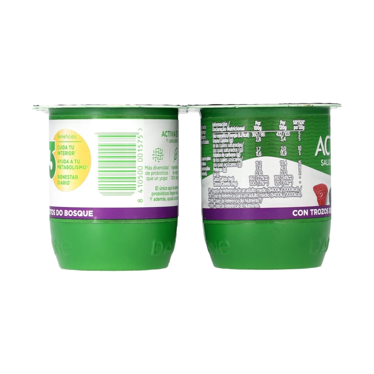 yogur con frutas bosque, pk-4