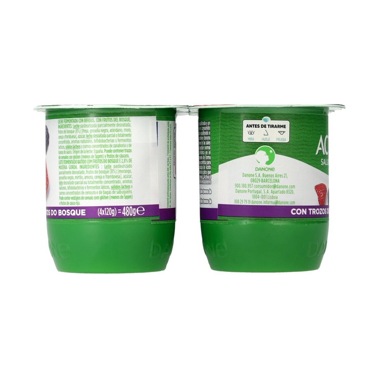 yogur con frutas bosque, pk-4