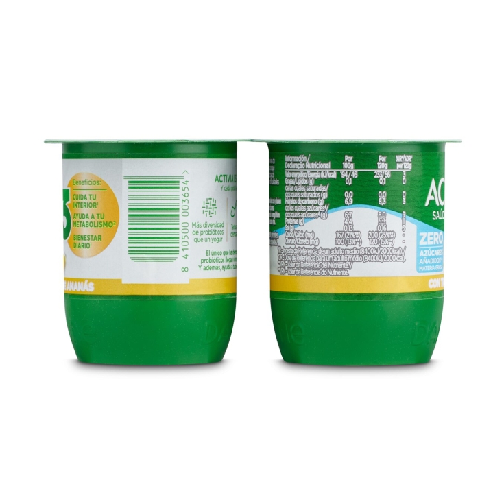 yogur desnatado con piña, pk-4