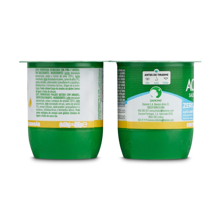 yogur desnatado con piña, pk-4