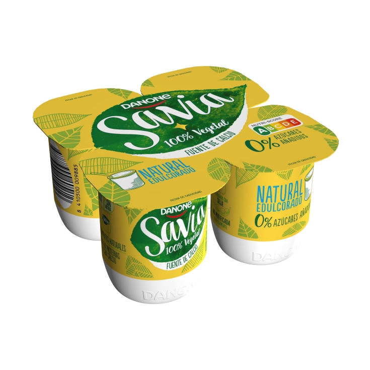 yogur natural edulcorado soja, pk-4