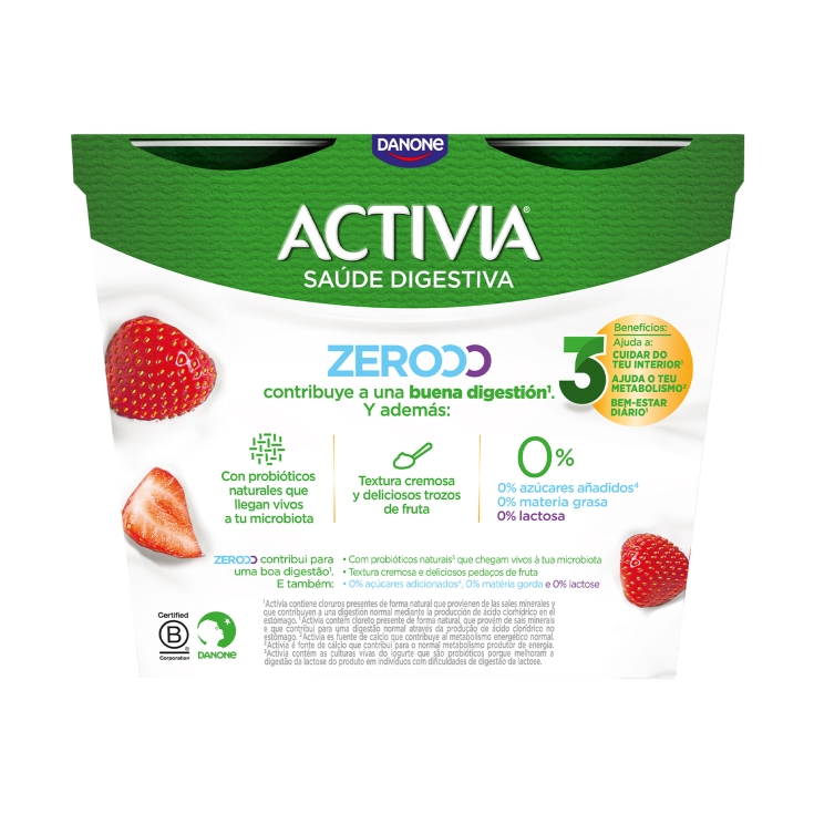 yogur triple zero con fresas, pk-4