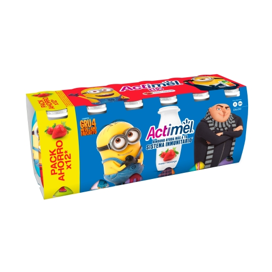 yogur líquido fresa kids, pk-12