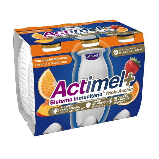 yogur líquido multifrutas, pk-6