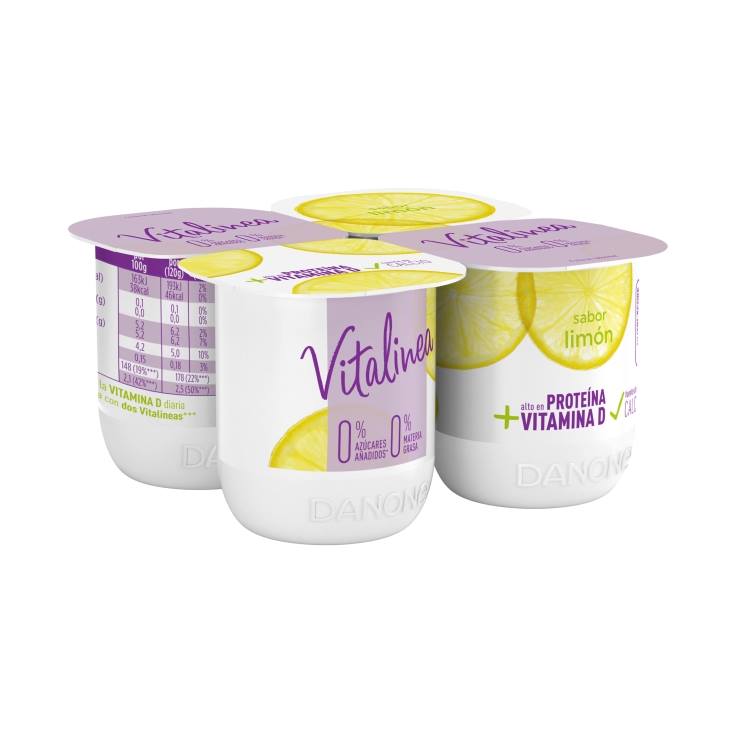 yogur sabor limón 120g, pk-4