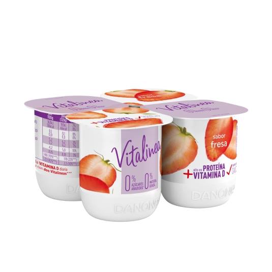 yogur sabor fresa 125g, pk-4
