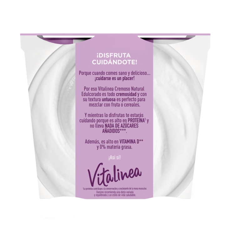 yogur cremoso natural edulcorado, pk-4