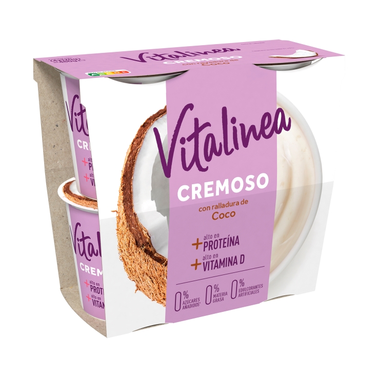 yogur cremoso con coco, pk-4