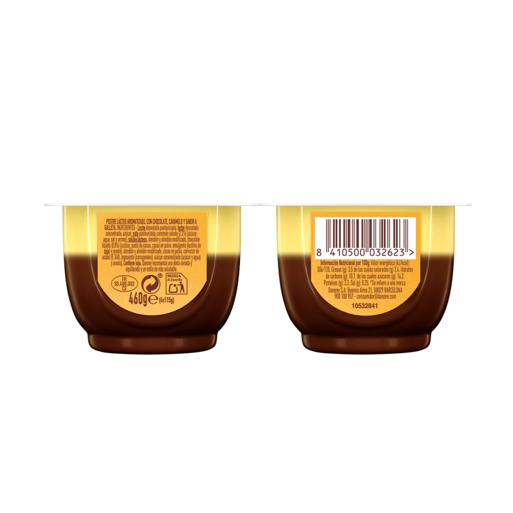 natillas sabor twix 115g, pk-4