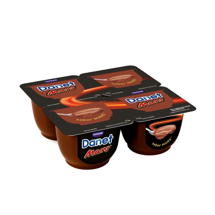 natillas sabor mars 115g, pk-4