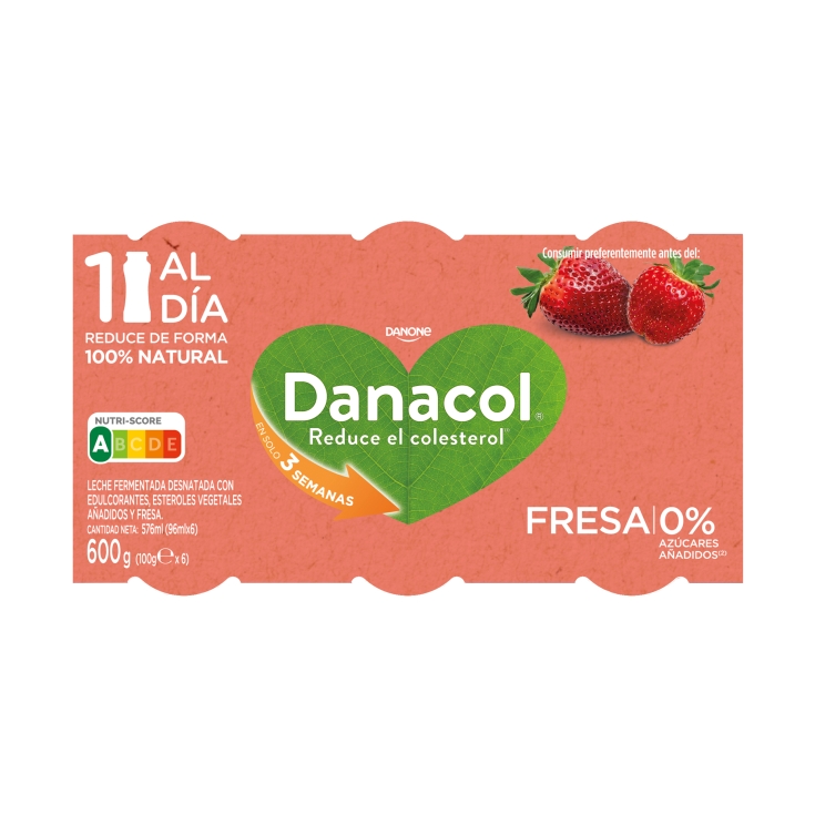yogur líquido fresa, pk-6