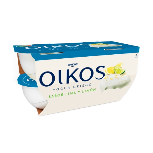 yogur griego sabor lima limón, pk-4